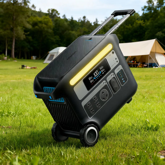 F2000 Portable Power Station, 2400W Solar Generator for Home & Outdoor