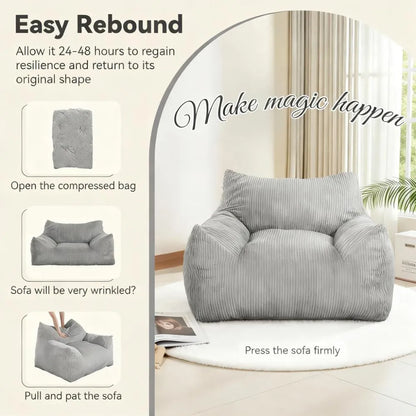 Ready-to-Use Fluffy Bean Bag